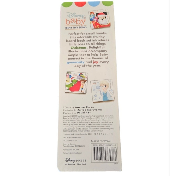 Disney baby Christmas board books - Picture 2 of 2